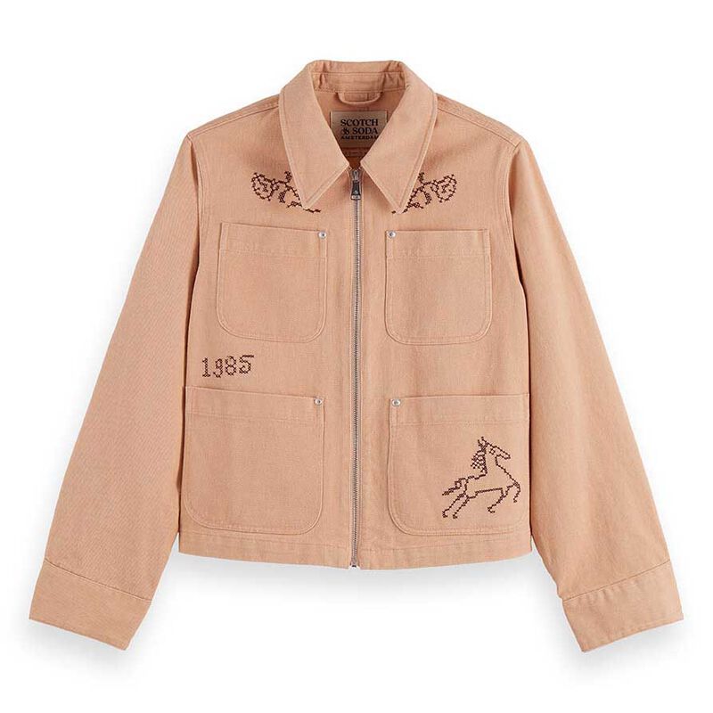 Scotch & Soda Embroidered Jacket image number 2